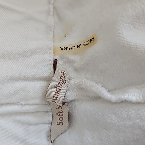 Soft Surroundings White Dazzle Denim Metro legging - Picture 10 of 11